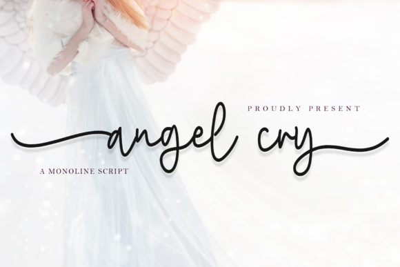 Angel Cry: Elevate Your Design with Monoline Script