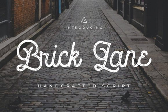 Brick Lane: A Handcrafted Script for Modern Urban Design