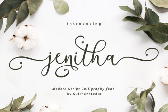 Jenitha Script Font Evaluation