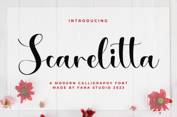 Scarelitta: Elevating Your Design with a Modern Script Touch