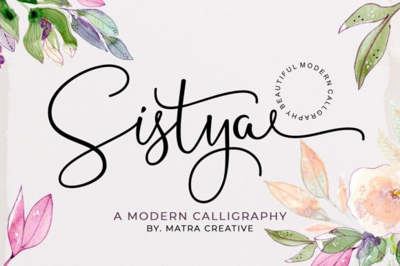 Sistya: A Balanced Script for Contemporary Design