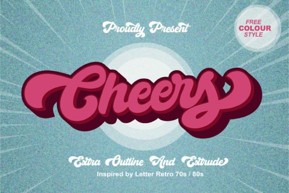 Why Cheers is the Bold Retro Script Choice for Modern Designers